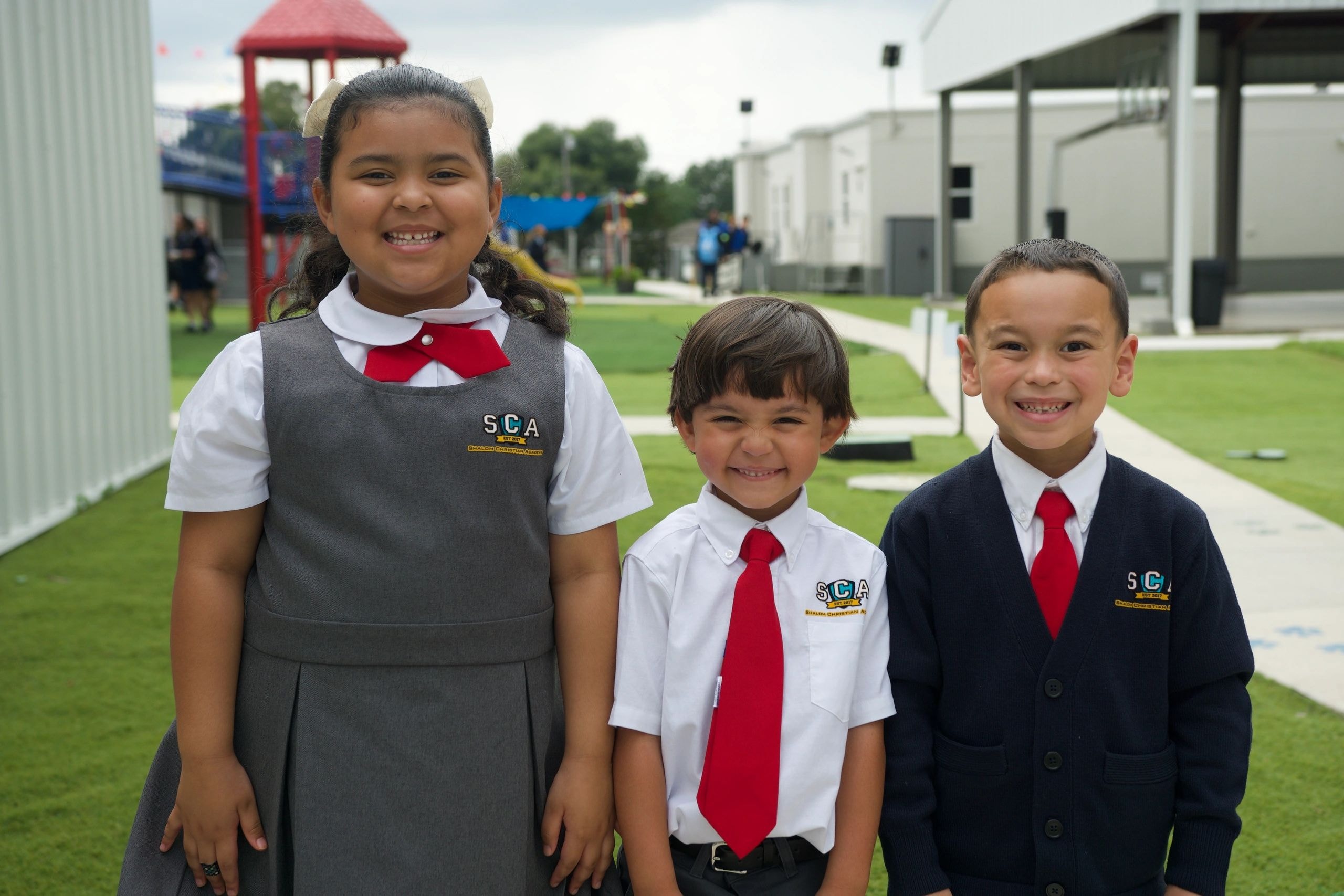 Elementary students at Shalom Christian Academy